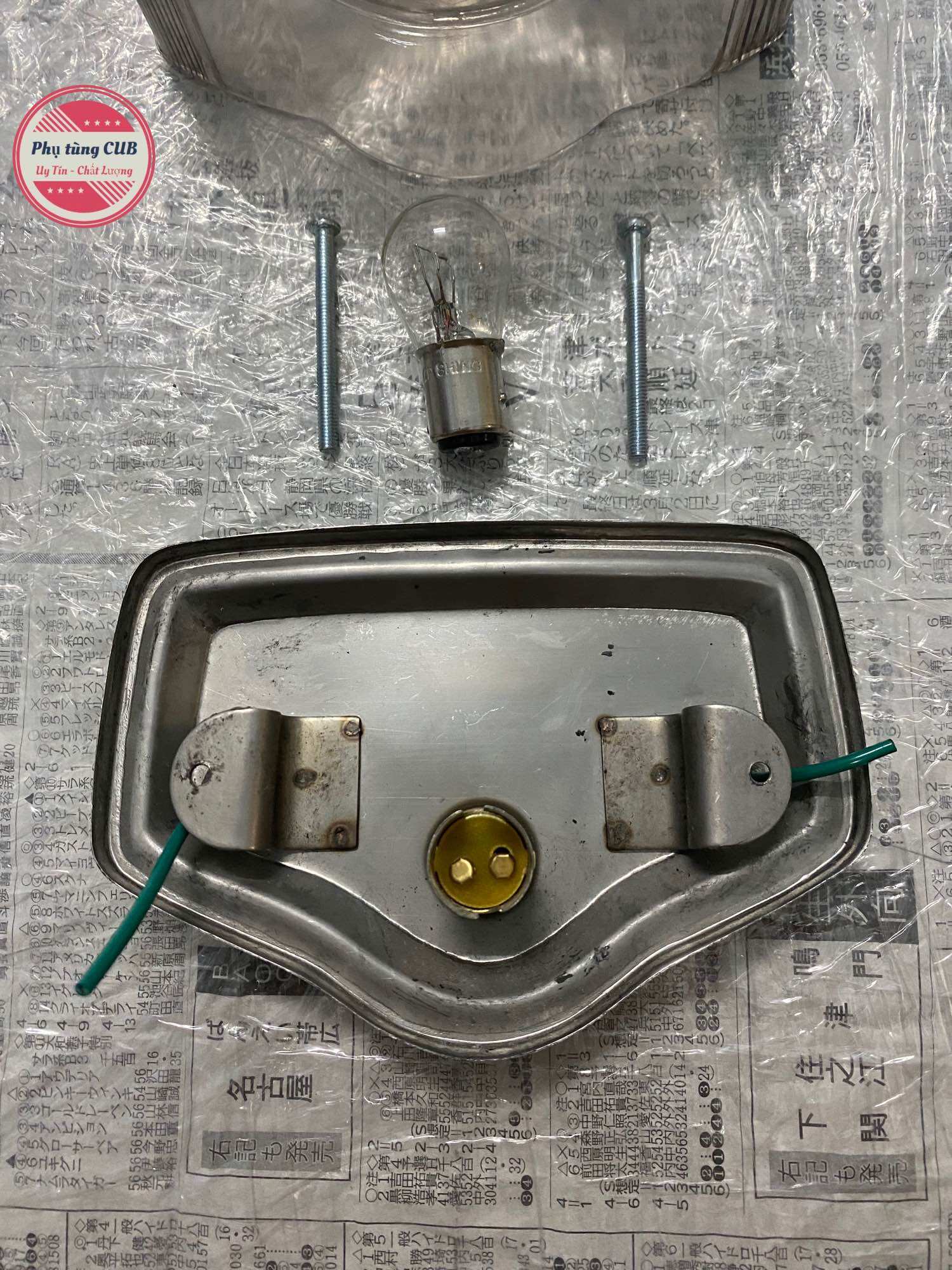 Đèn hậu cub 78/70, 81/70, CD chụp khói đế inox