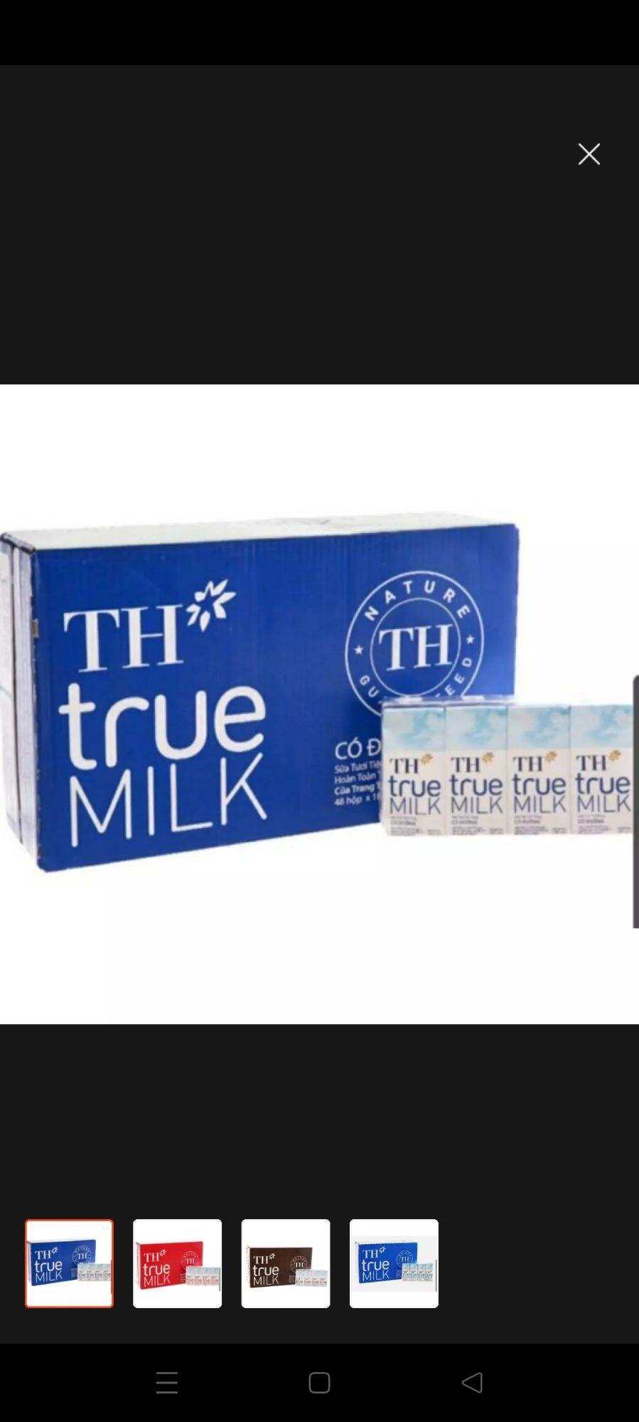 Combo 6 Lốc sữa. TH True milk có đường