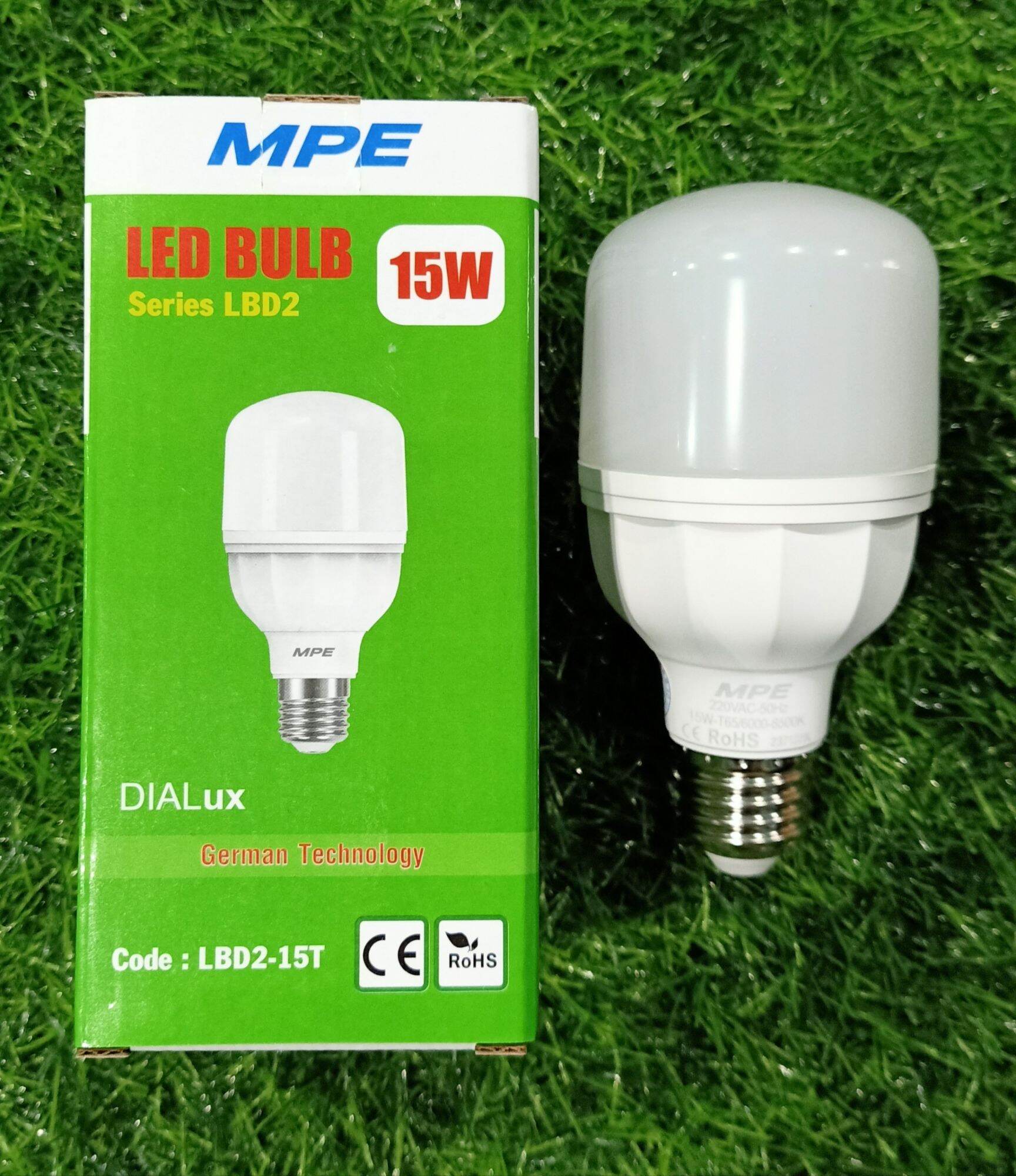 Bóng đèn led bulb trụ 15w mpe lbd2-15t
