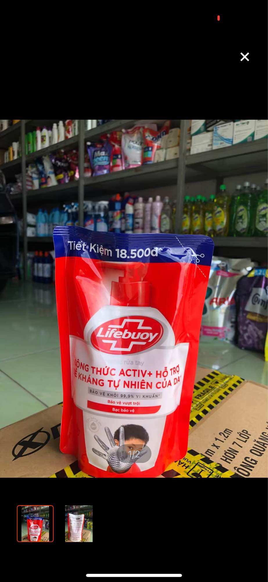 Nước rửa tay Lifeboy túi 400g đỏ