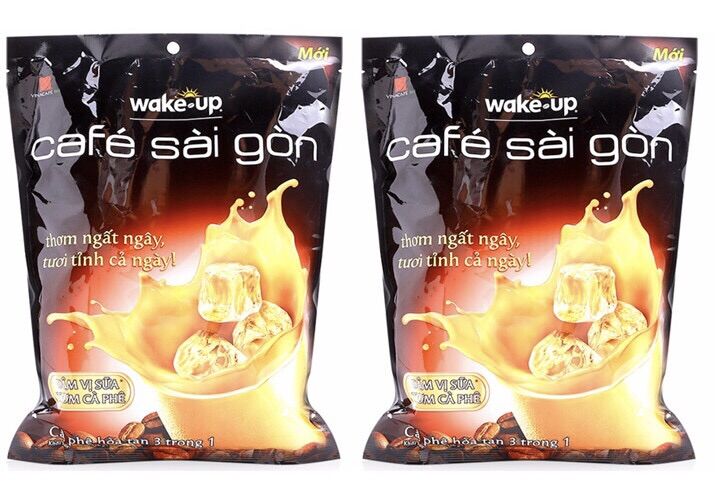 Combo 2 bịch cà phê wake up Sài Gòn 24 gói*19gam