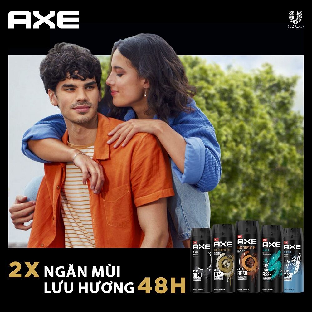 Xịt nước hoa nam toàn thân AXE 135ml