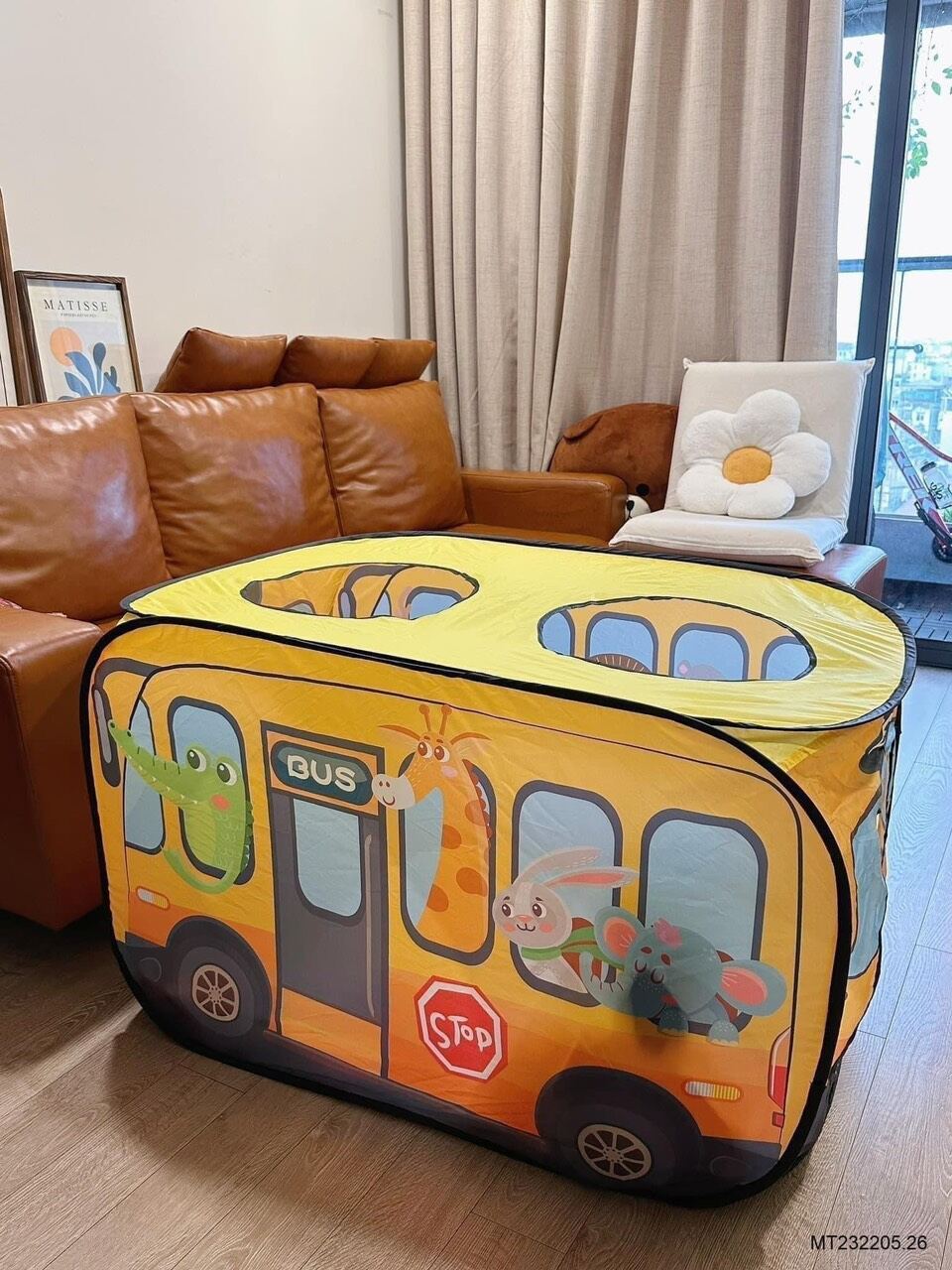Ngôi nhà đồ chơi xe bus gắp gọn