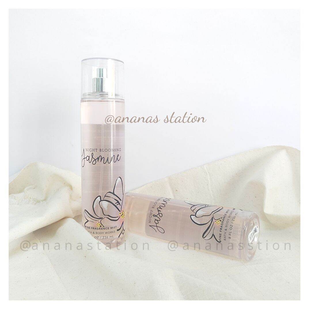 Night blooming jasmine || xịt thơm toàn thân - body mist - bath and body works 236ml