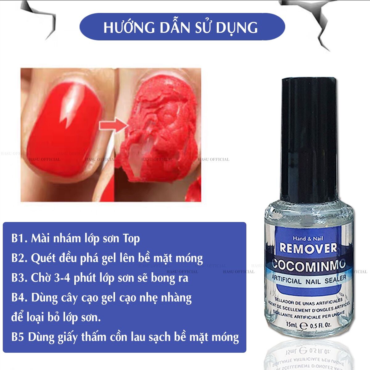 Phá gel coco - phá gel lạnh không nóng rát ( hàng chuẩn loại 1 )