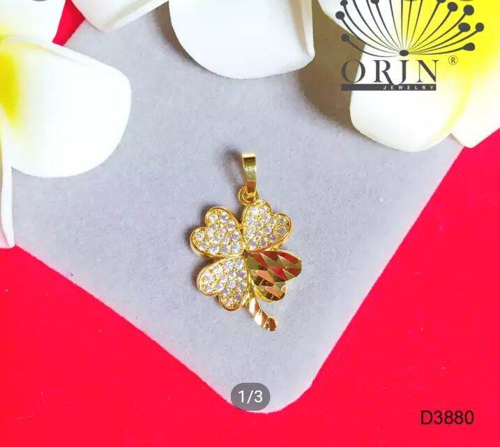 Mặt Dây Chuyền Cỏ 4 Lá May Mắn Cao Cấp