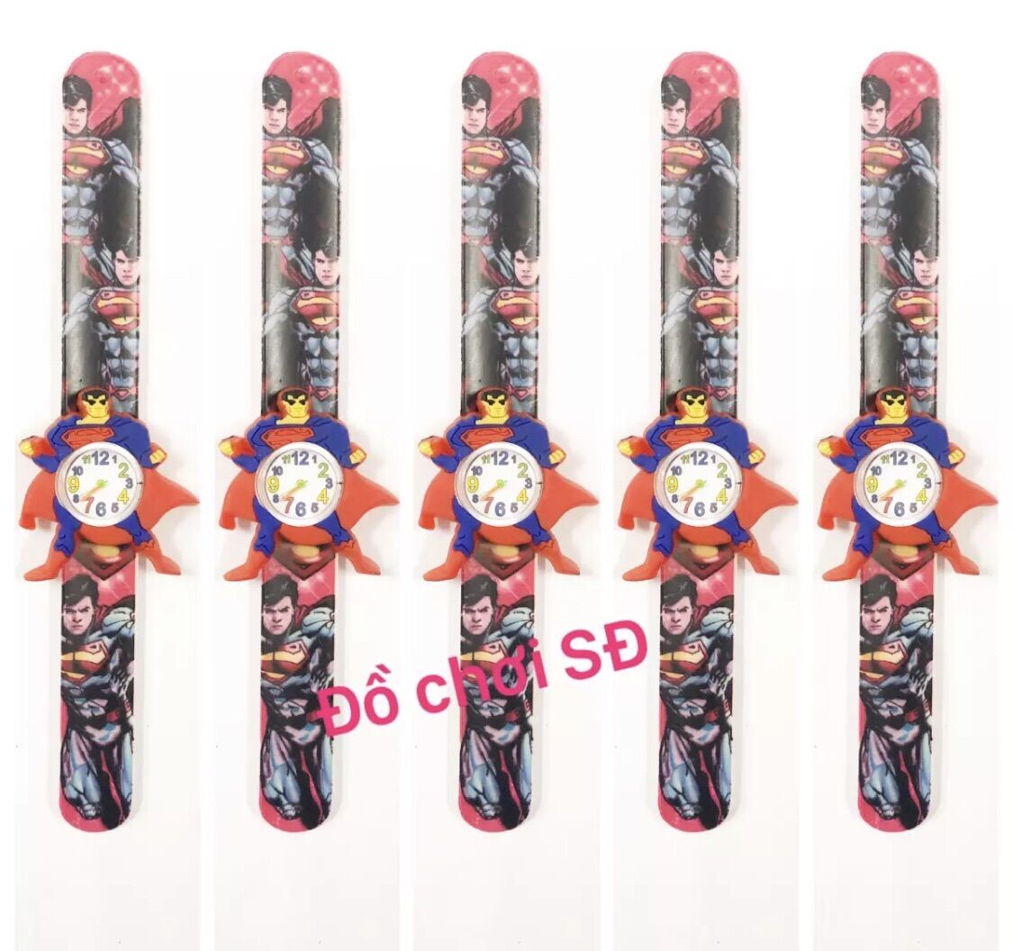 Đồng hồ trẻ em - siêu nhân Superman - 1 cái