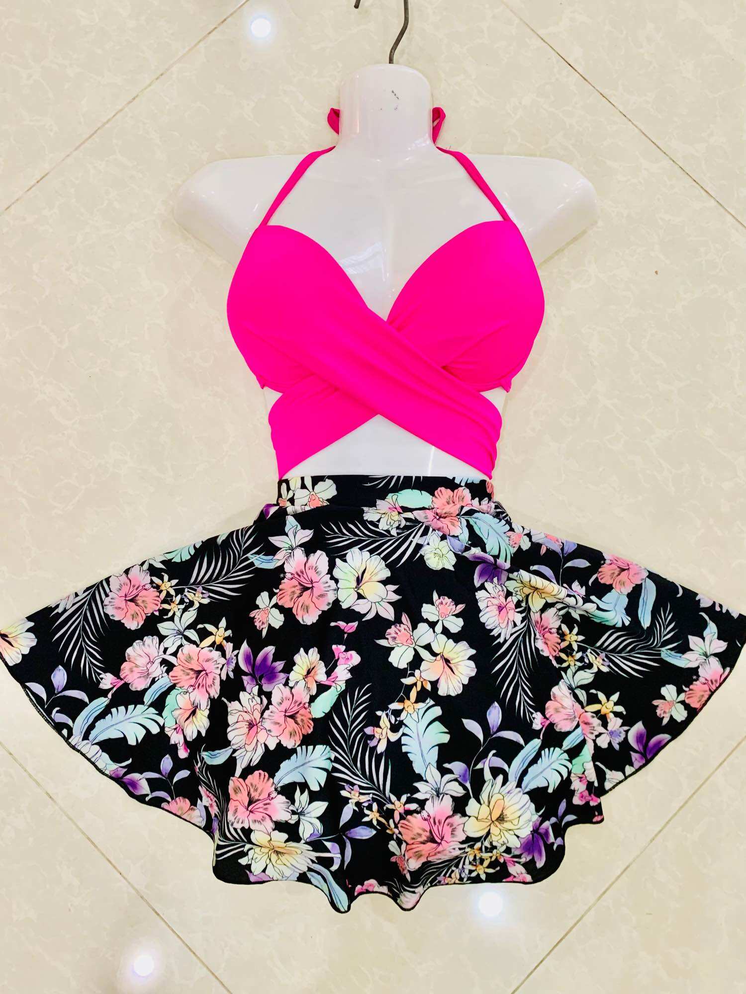 Bikini size 70-85kg cho nữ đi biển siêu tôn dáng