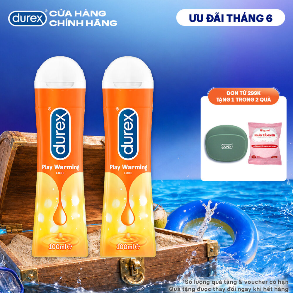 Bộ Gel Bôi Trơn Durex Warming 2 Chai 100ml ( New )
