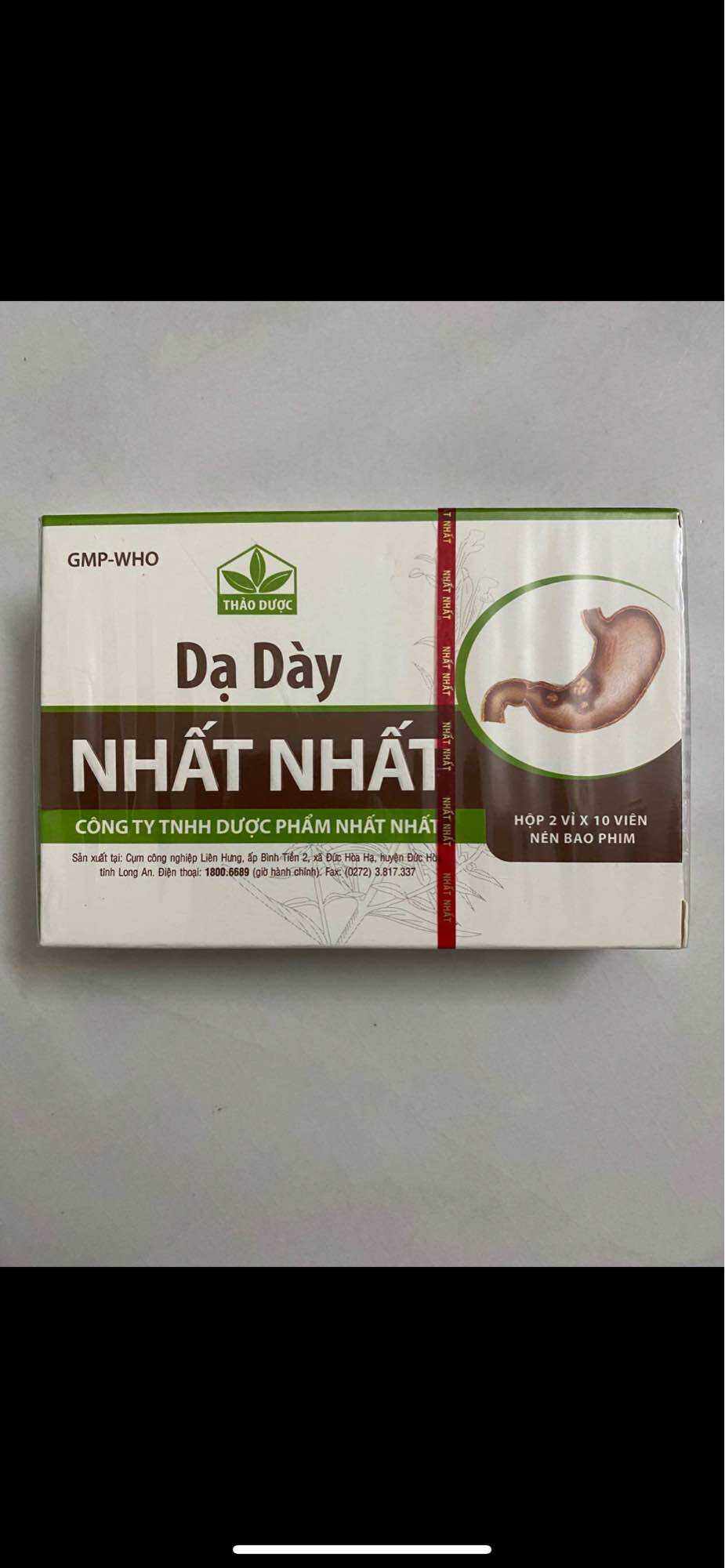Dạ dày NHẤT NHẤT hộp 20 viên