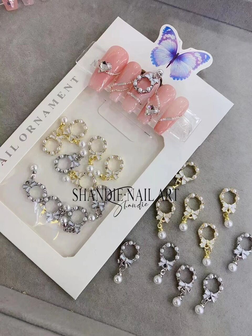 Set charm đính móng