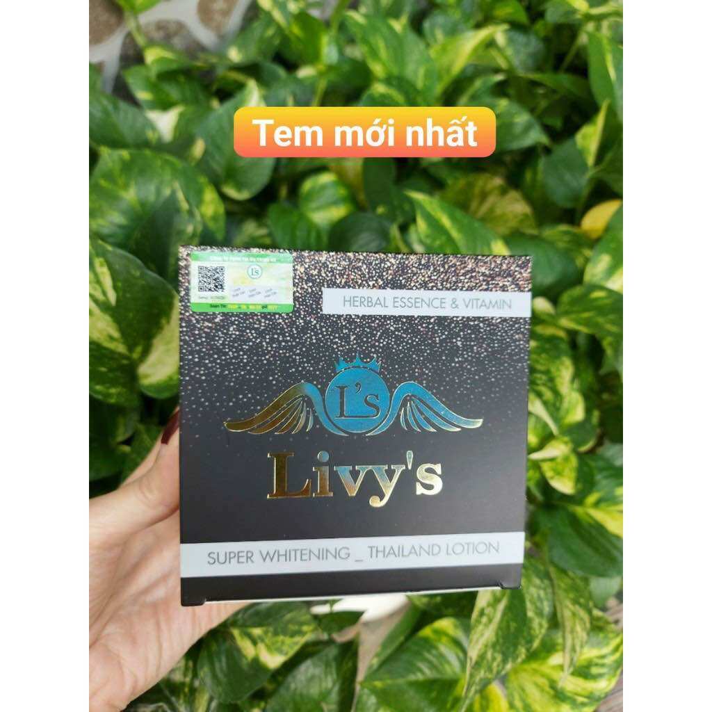 Kem body Livy's đen mẫu mới Thái lan
