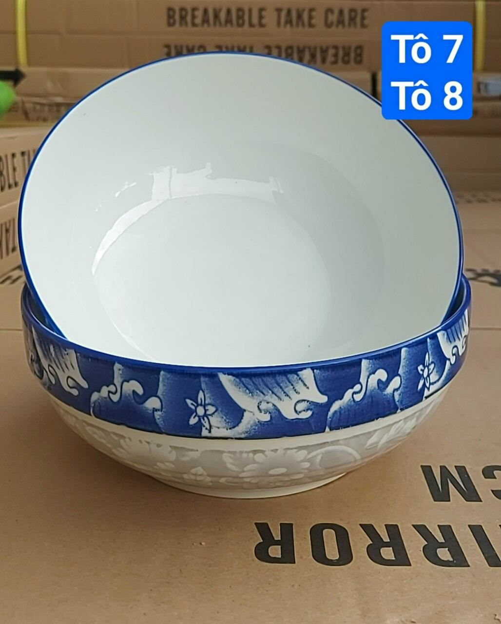 Tô sứ cao cấp 7' 18 cm sứ cao cấp
