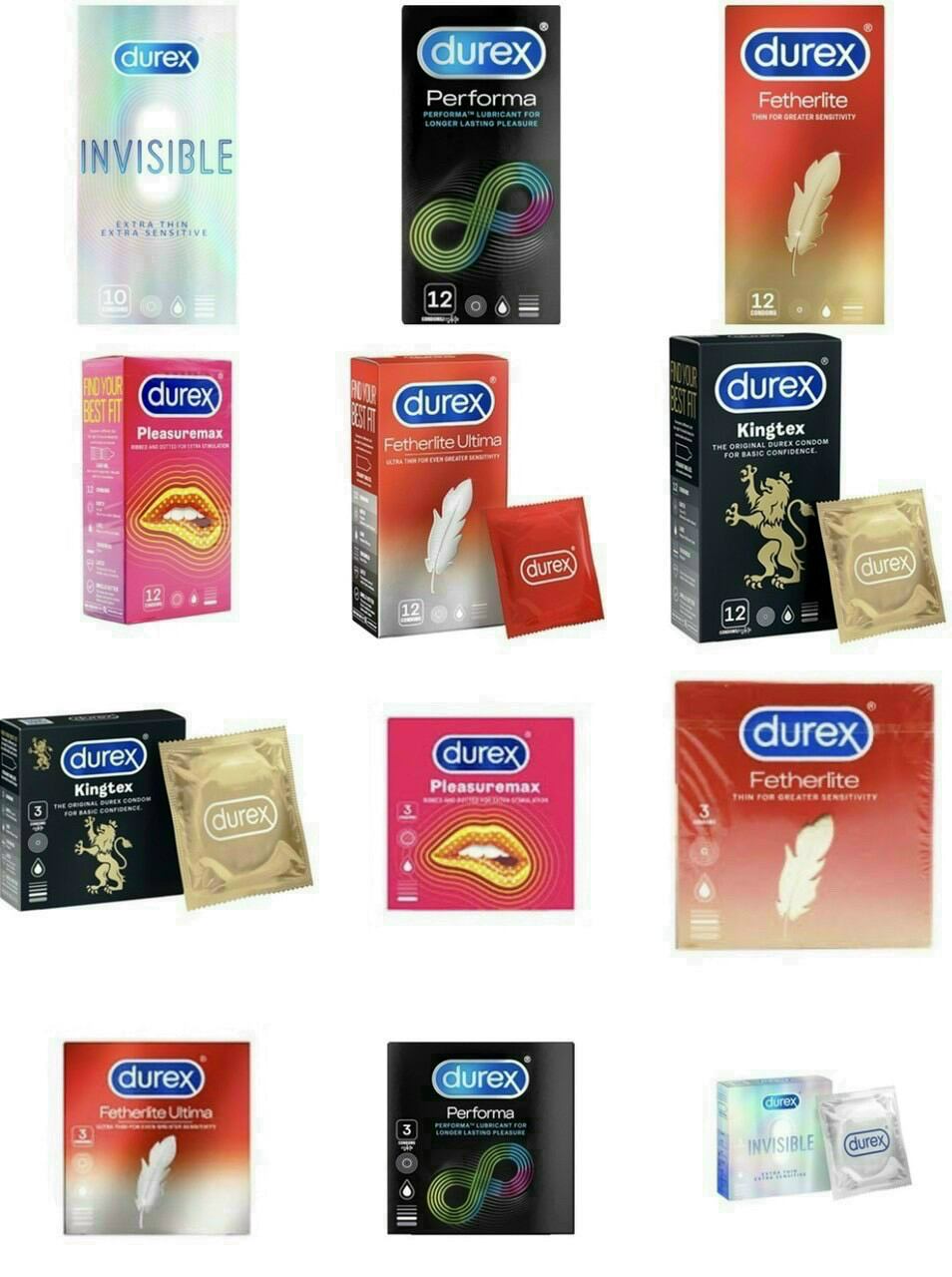 BCS durex đủ loại hộp 12 cái