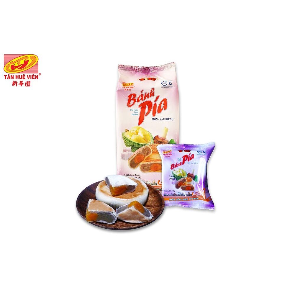 Bánh pía môn sầu riêng Tân Huê Viên