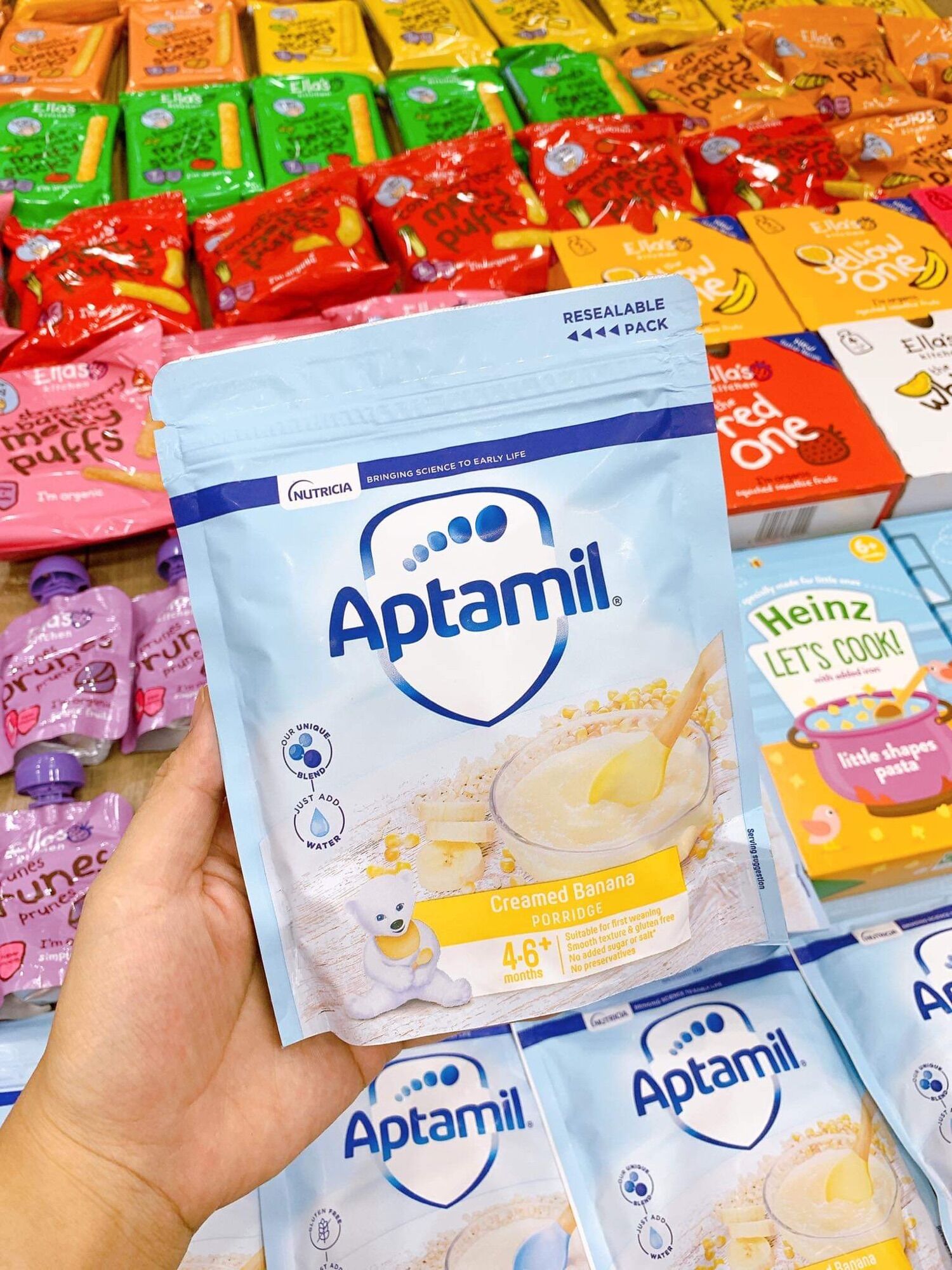 Bột ăn dặm Aptamil UK cho bé từ 4m+