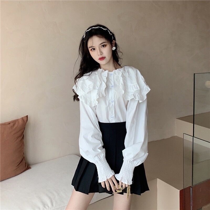 Áo sơ mi cổ bèo xinh xắn - 103