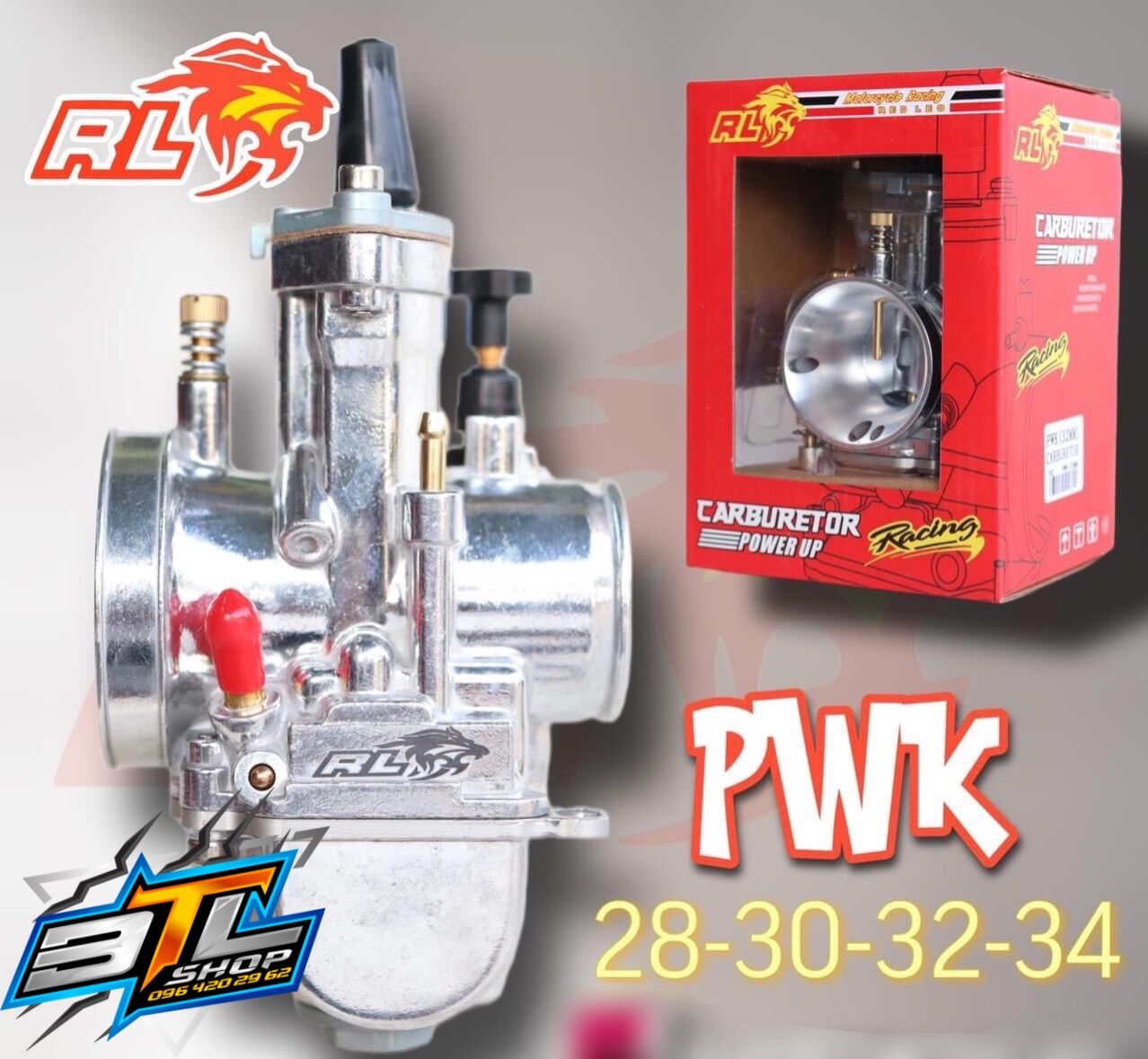Bình xăng redleo ga dẹp pwk size 24mm , 26mm , 28mm , 30mm , 32mm , 34mm