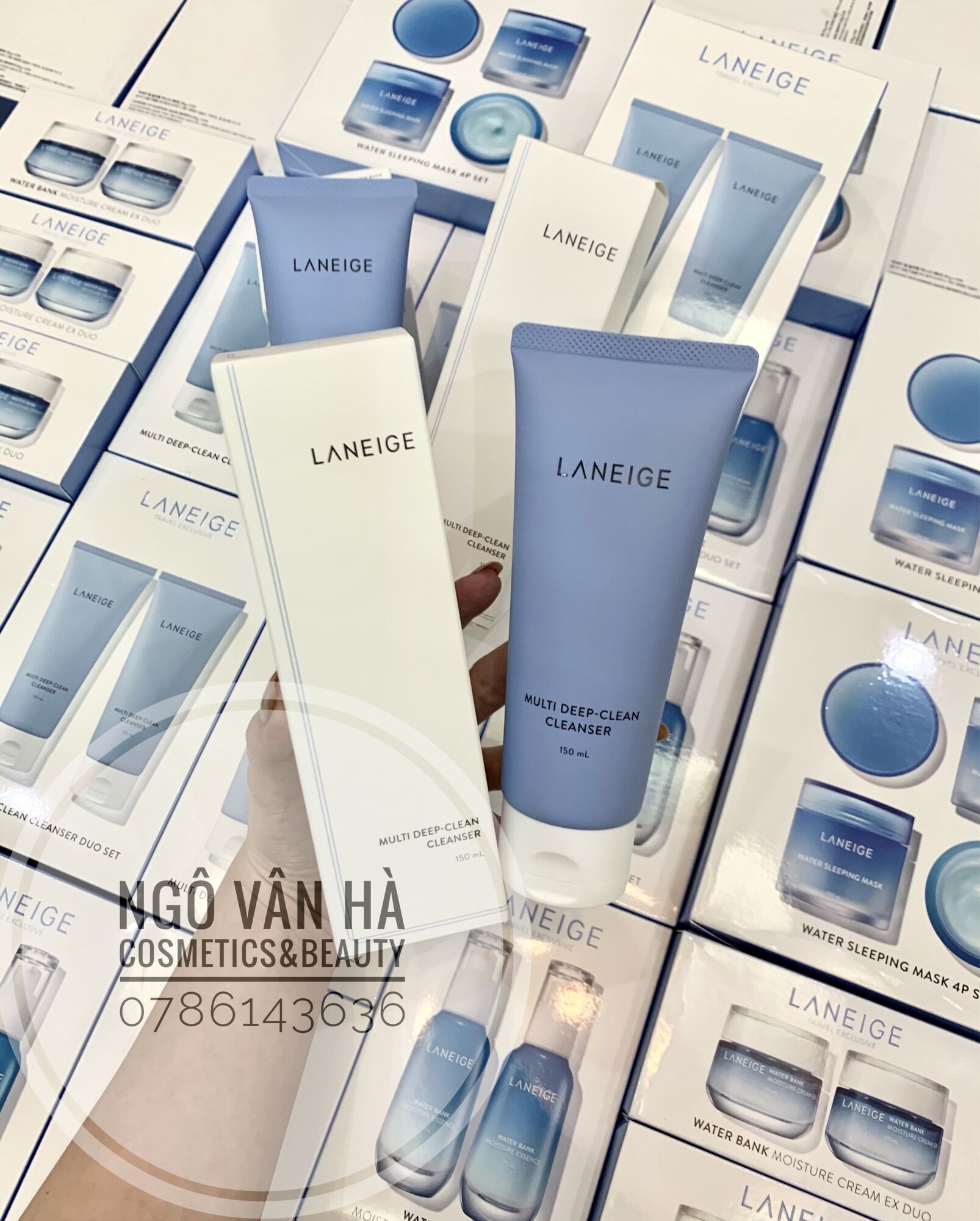 Sữa rửa mặt laneige làm sạch sâu multi deep-clean cleanser 150ml