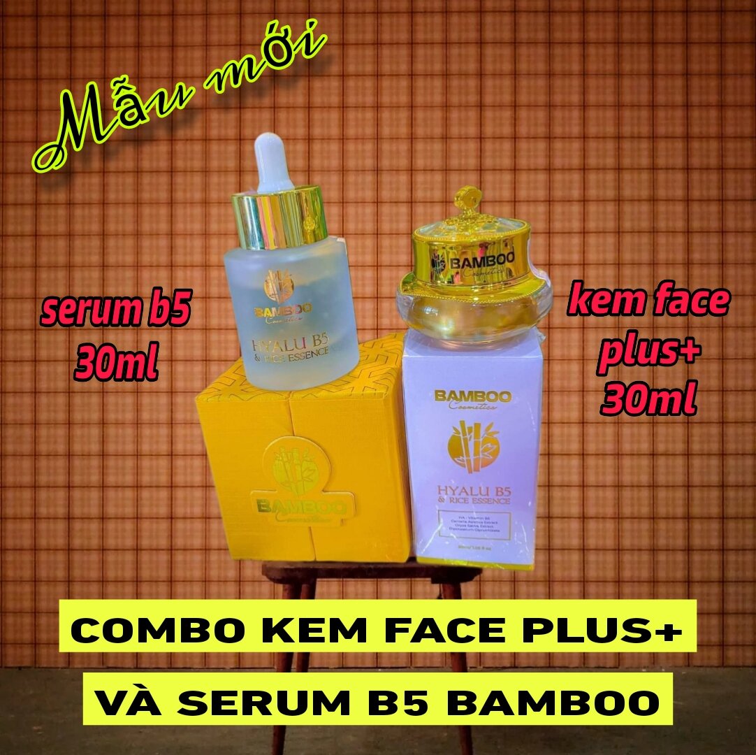 💥Mẫu mới 2024💥Combo Kem Face Plus+ Bamboo & serum b5 Bamboo .