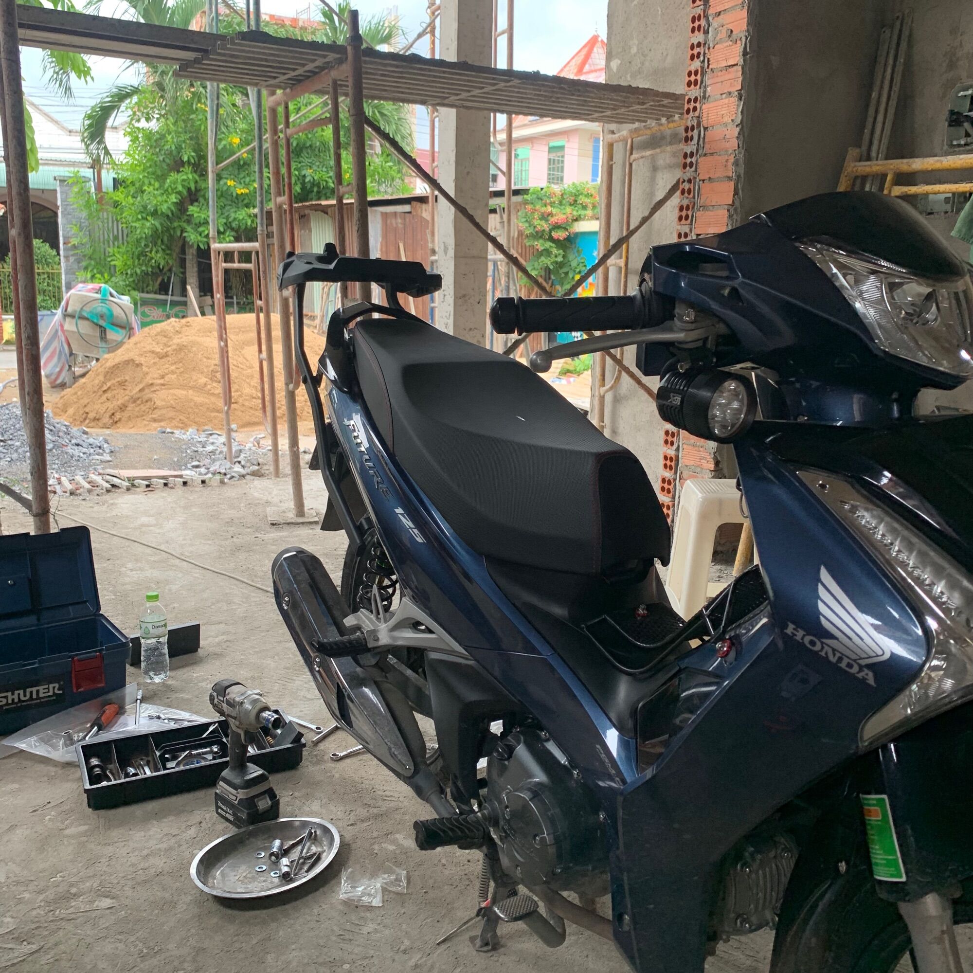 Baga Givi HRV cho xe Future Led 125, Wave 125