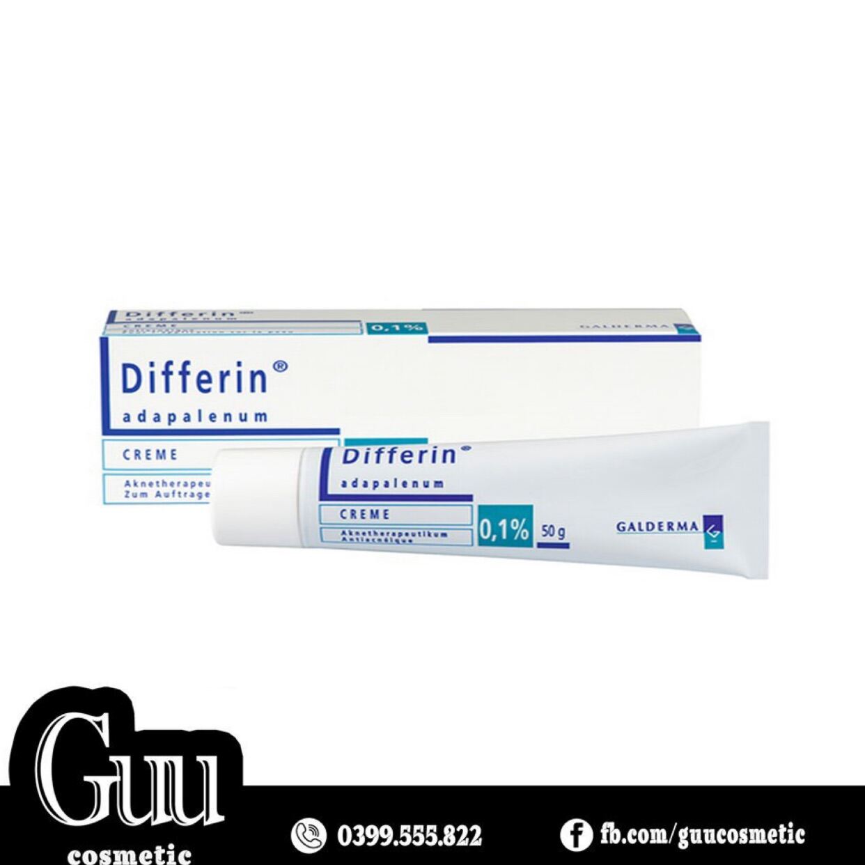 Kem bôi mụn Differin 0,1% Galderma 30g giá rẻ
