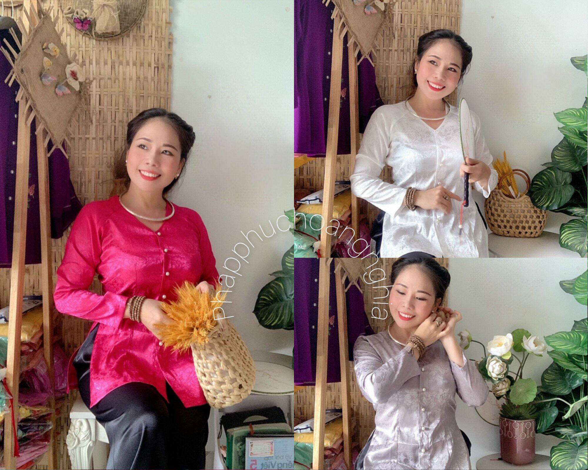 Bà ba gấm cổ tim, đồ bộ , quần áo nữ ,bà ba miền tây, bán áo lẻ, quần lẻ