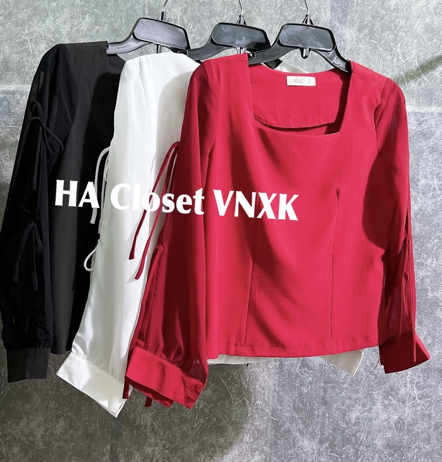 Áo voan kiểu nữ công sở xuất dư
