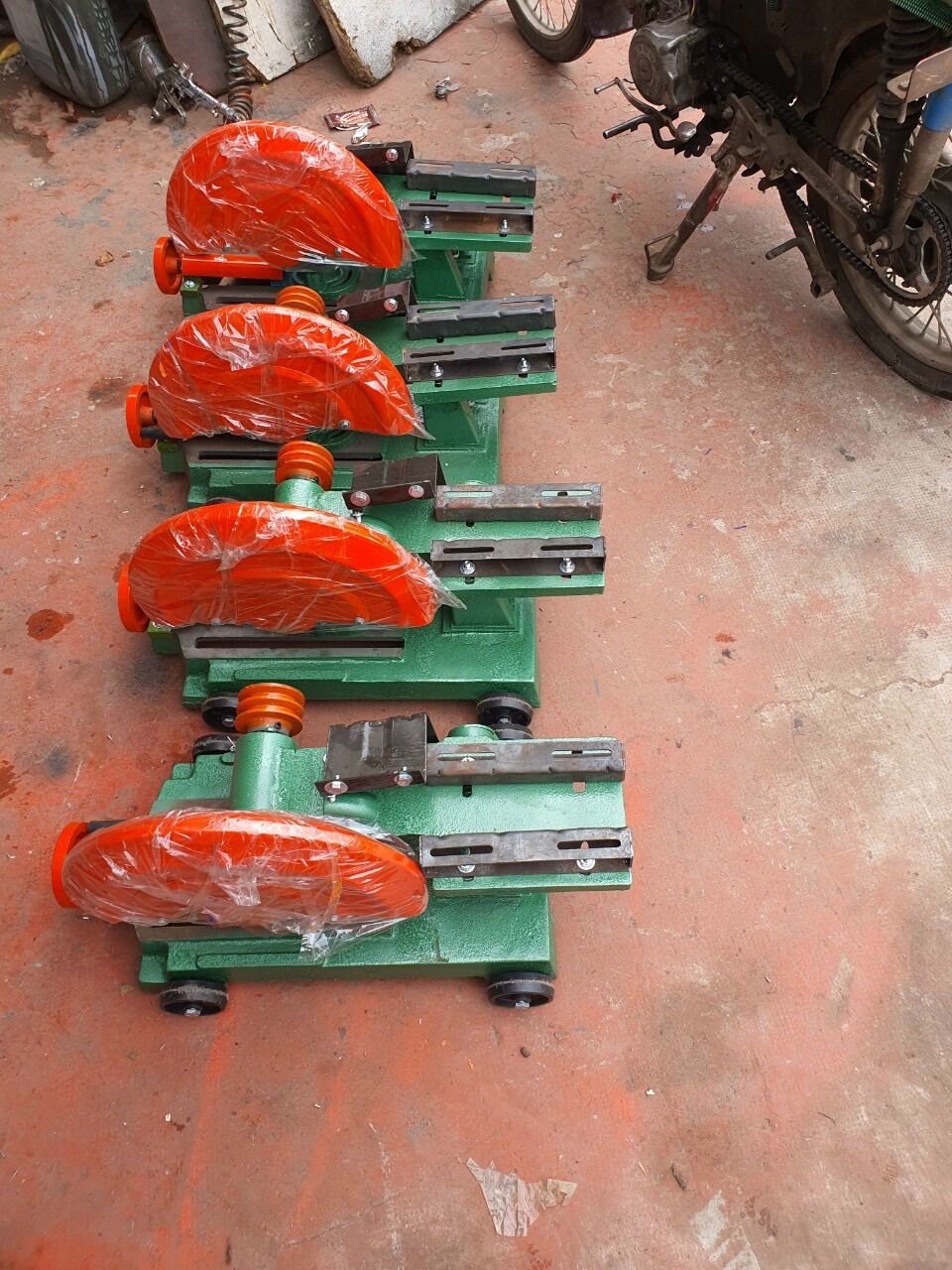 Máy cắt sắt 3tấc5 ( loại dày,khung chưa có moteur)