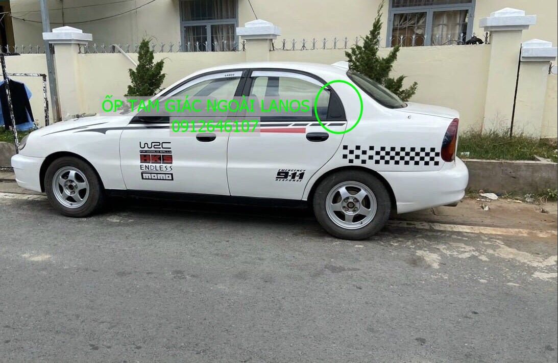 Ốp tam giác ngoài cửa sau Lanos, Ốp tam giác trong cửa sau Lanos, Ốp cửa Lanos, Lanos - phụ tùng Lanos giá rẻ