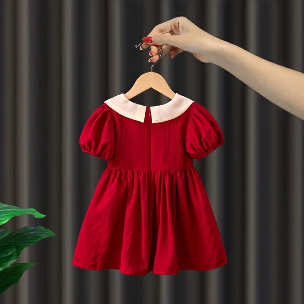 váy đũ đuôi cá họa tiết cho bé từ 8-22kg