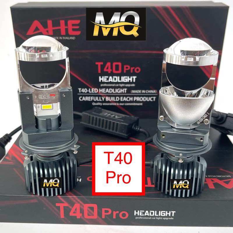 Đèn pha led bi cầu mini t40 60w sáng mạnh ánh sáng gom hot 2024