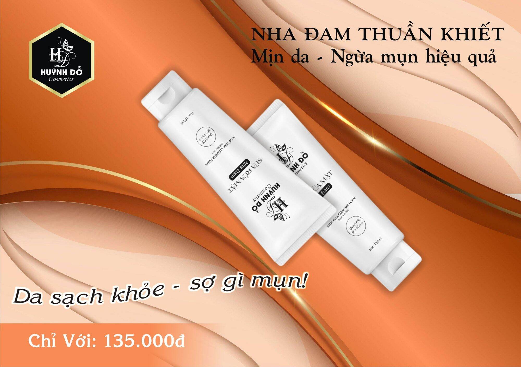 Sữa Rửa Mặt nha đam huỳnh đỗ
