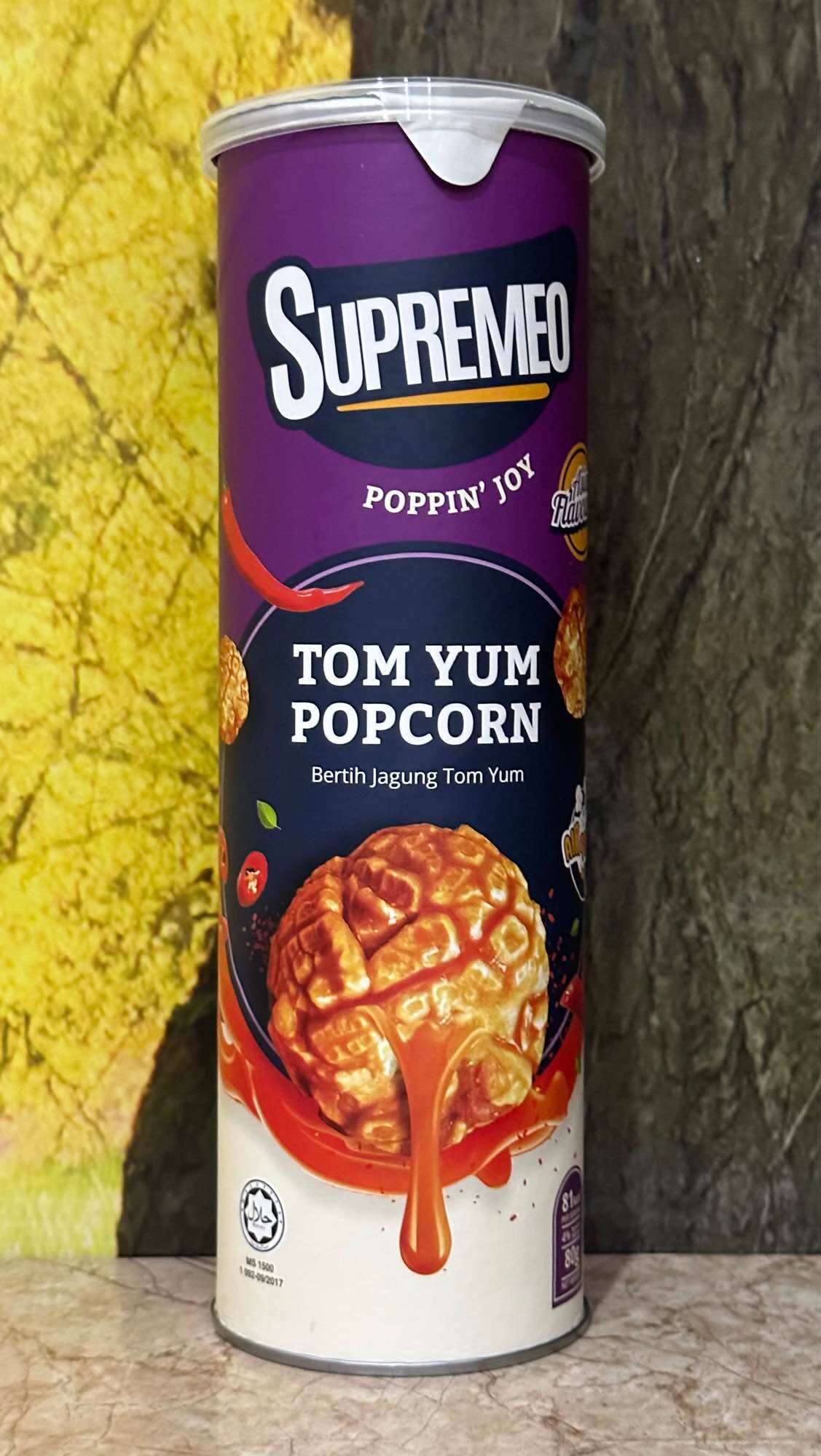 Bắp Rang Supremeo Malaysia /Lon 80g
