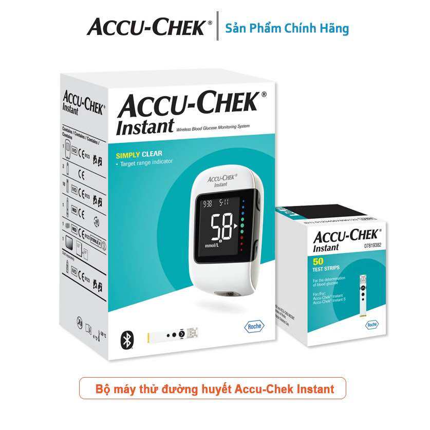 Máy đo đường huyết Accu Chek Instant chính hãng