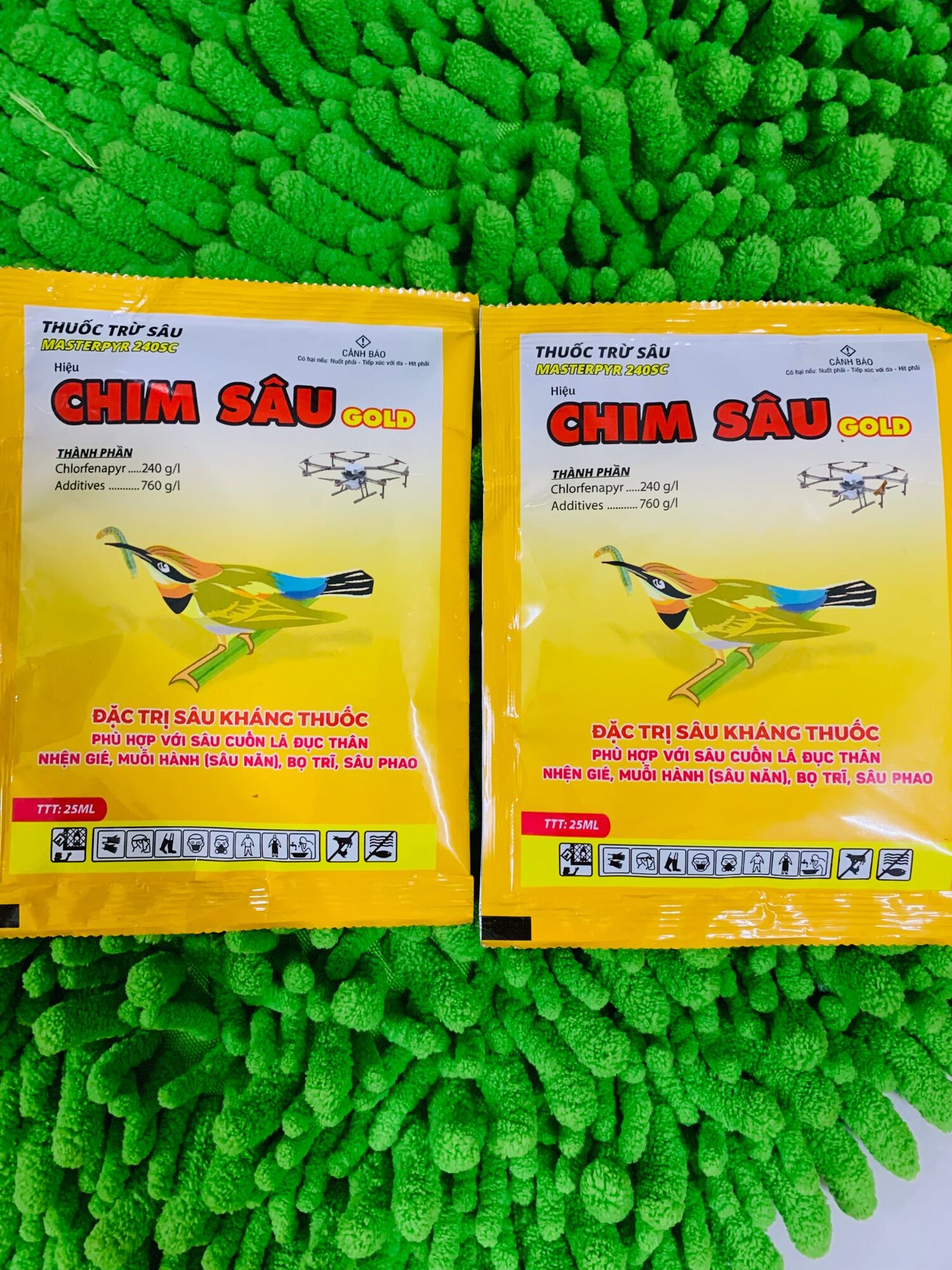CHIM SÂU gói 25ml_Đặc Trị Sâu Kháng Thuốc
