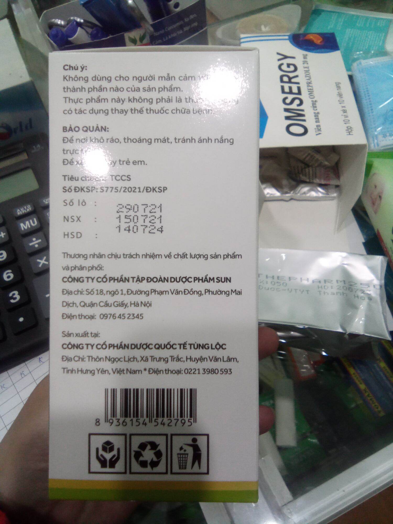 cốm bổ não trẻ em SUN IQ