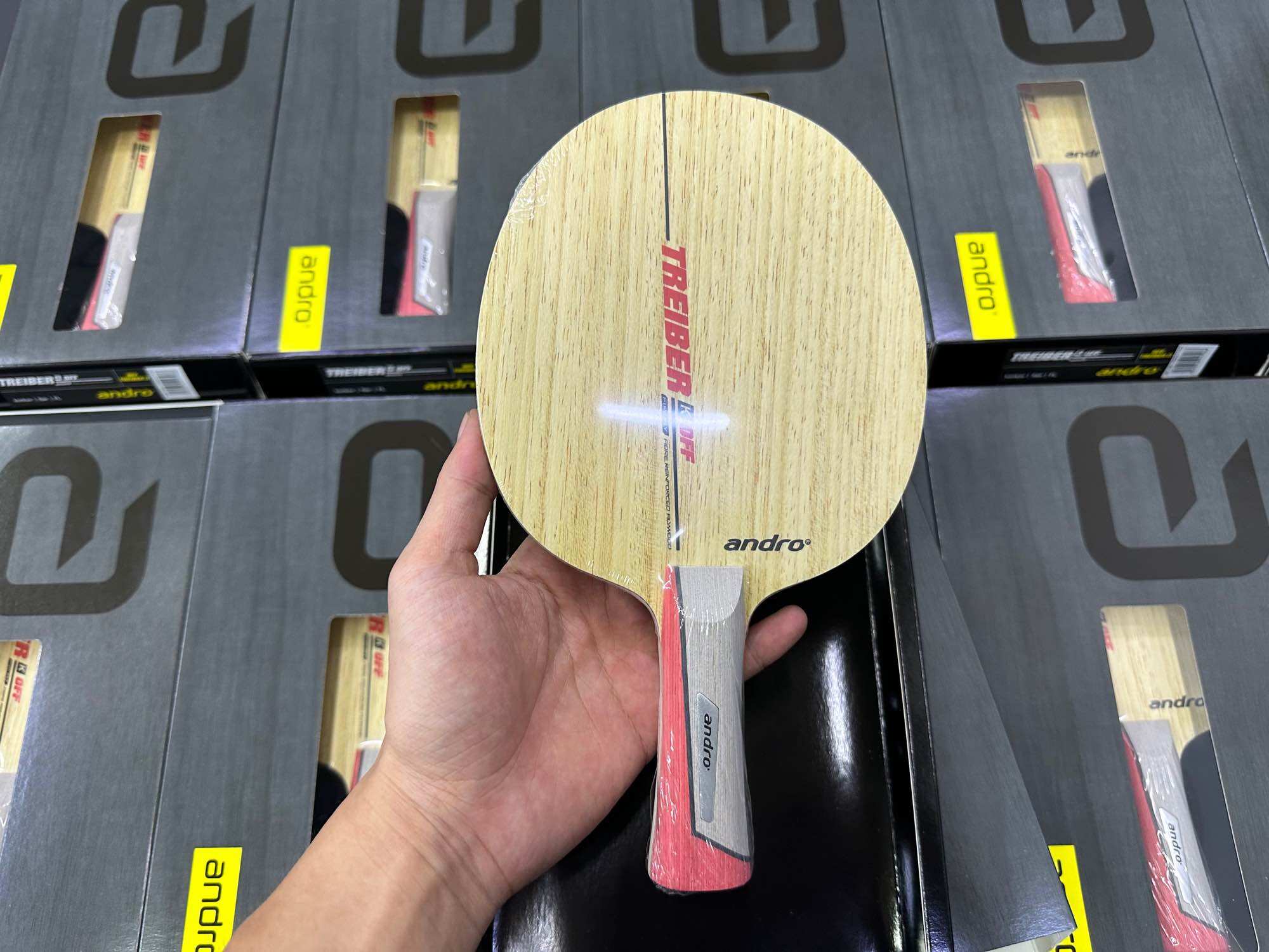 Vợt Bóng Bàn ANDRO Treiber K – Carbon Kevlar Cảm Giác Ổn Định, Tấn Công Linh Hoạt, Chính Hãng Đức