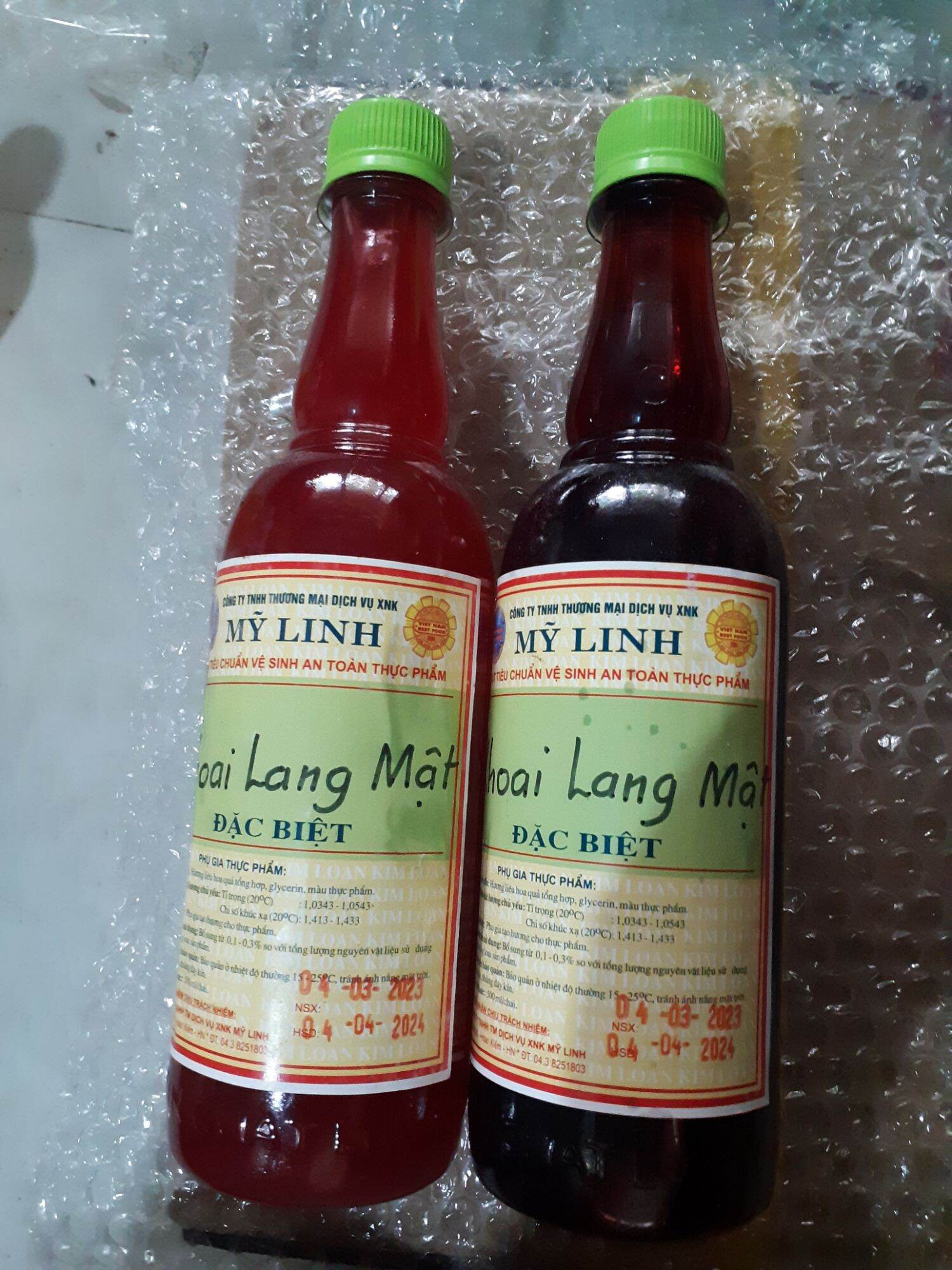 Hương khoai lang mật chai 500ml