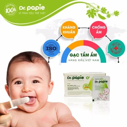 Gạc răng miệng Dr.papie (30 gói/hộp)