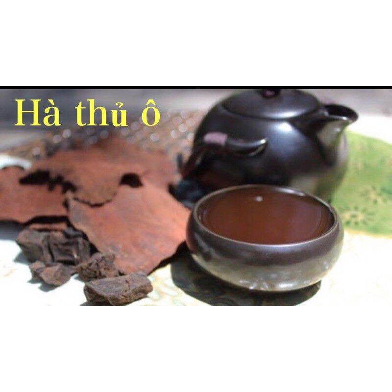 500gr hà thủ ô đã chế biến lọc máu đen tóc.
