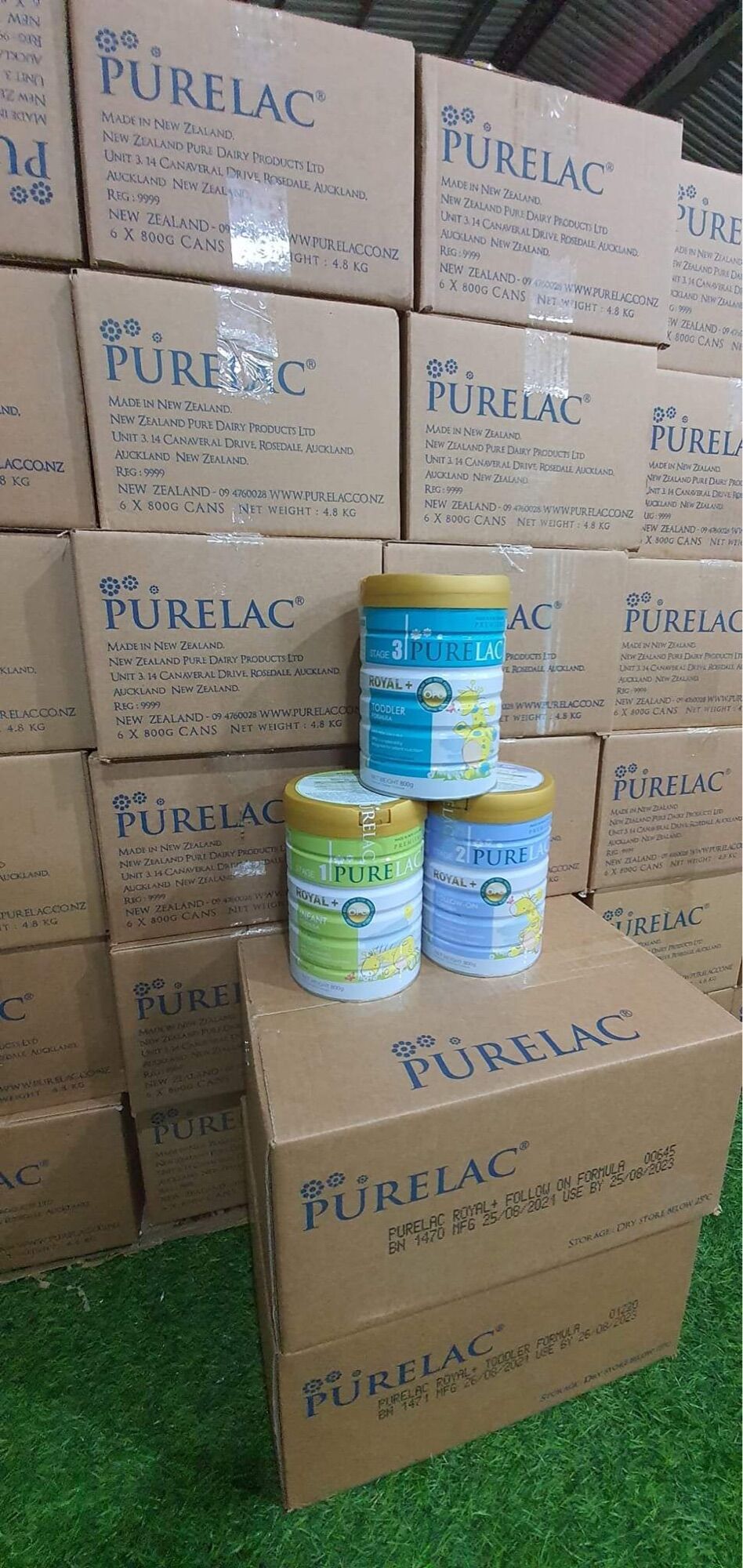 Sữa Purelac số 1-2-3 800g date mới