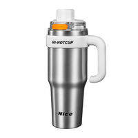 YIQIANJIN | Bình Giữ Nhiệt Dung Lượng Lớn có Nắp Trong bằng Gốm để Sử dụng trên Ô tô