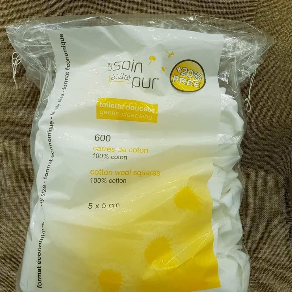 BÔNG TẨY TRANG TETRA 🇳🇱HÀNG CHUẨN PHÁP🇳🇱 BỊCH 500/600 MIẾNG