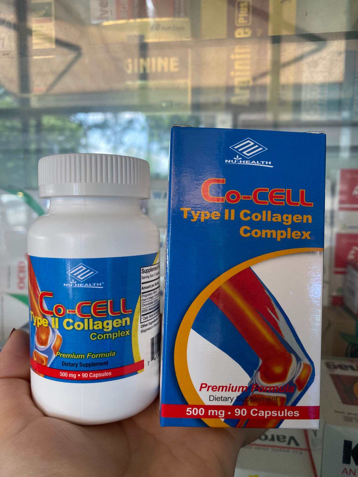 Viên Tăng Cường Sụn Khớp Nuhealth của Mỹ Co-cell Type II Collagen Complex 90 Viên