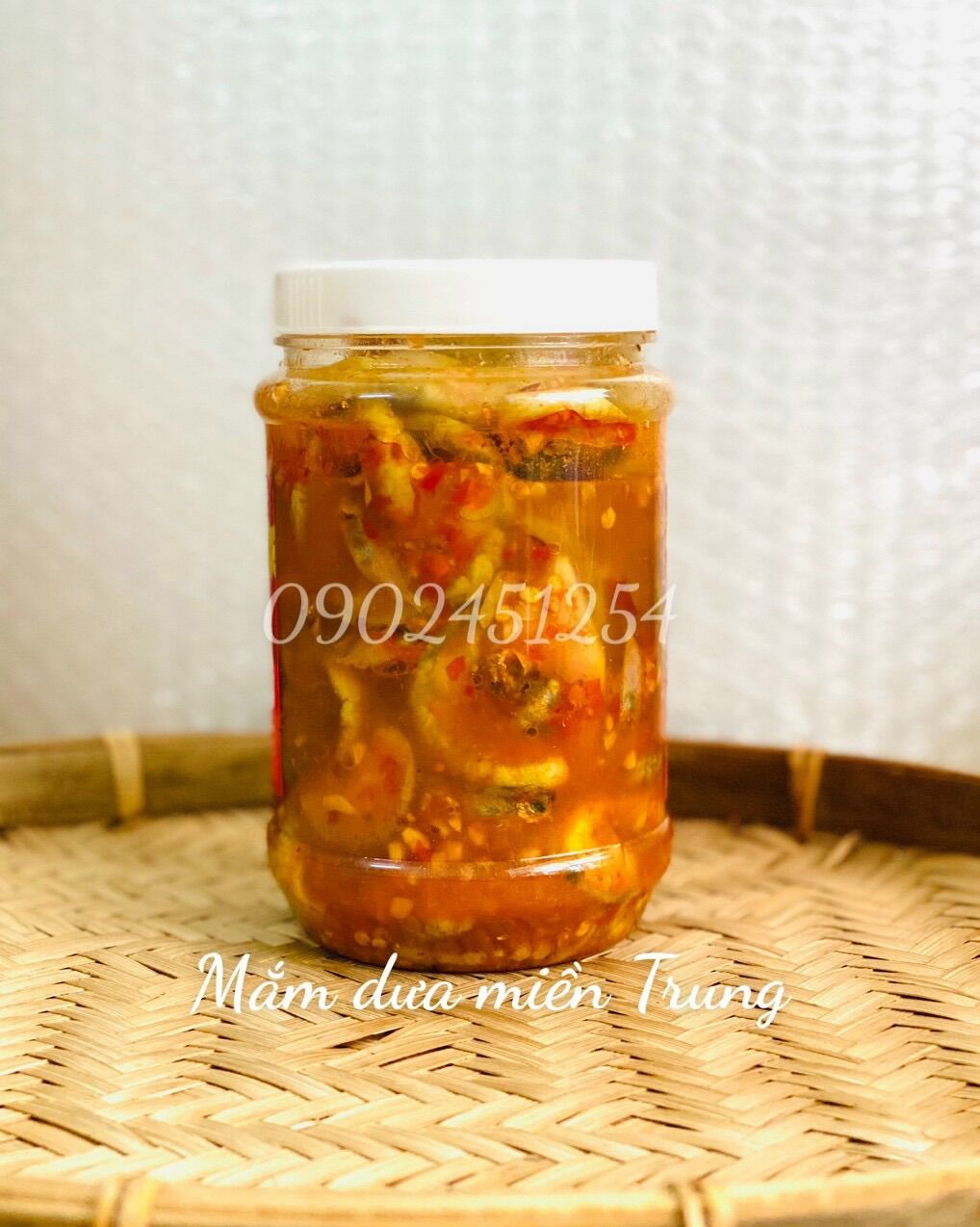 Hủ 500g mắm dưa gang đu đủ miền trung siêu ngon