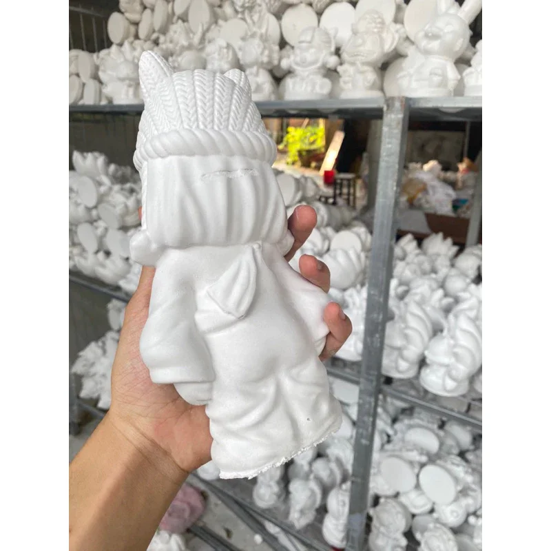 Tượng thạch cao tô màu Dora cao 22cm