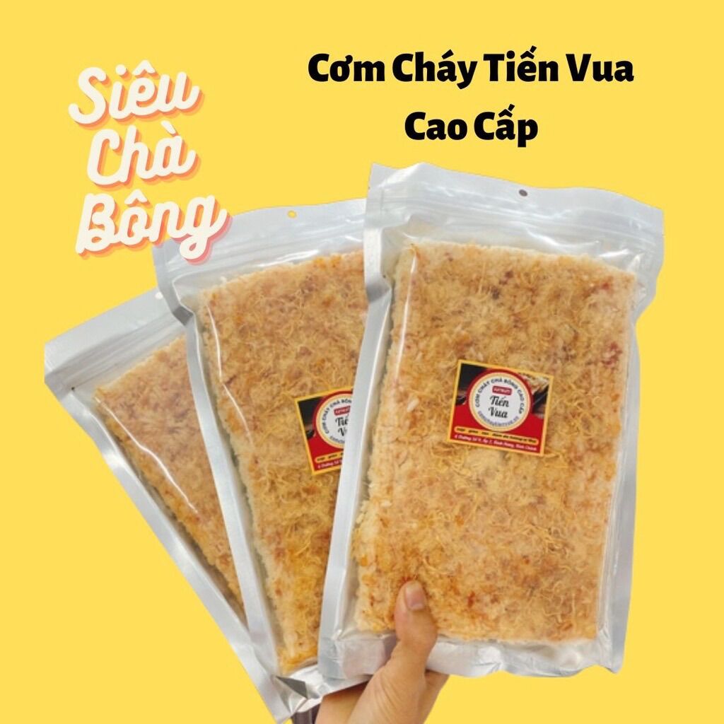 Combo 2 gói cơm cháy tiến vua siêu chà bông 180g/gói