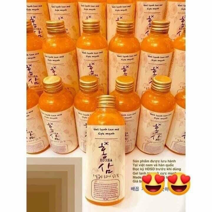 Gel lạnh tan mỡ hàn quốc thoa tan mỡ bụng
