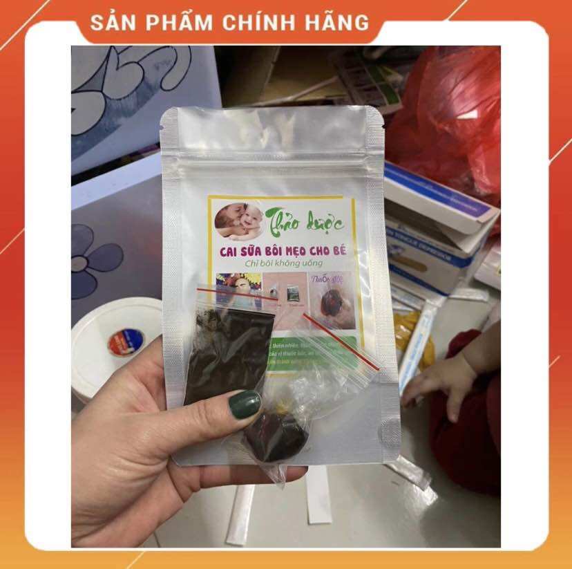Cai sữa mẹo cho bé - chỉ bôi k cần uống, bé k cần tách mẹ